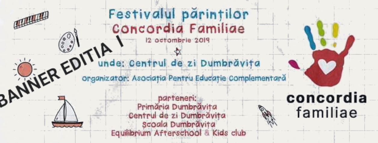 Banner Festivalul Parintilor editia I